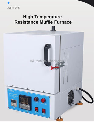 Elektryczny piec muflowy o wysokiej temperaturze Ashing Lab o temperaturze 1000C LIYI