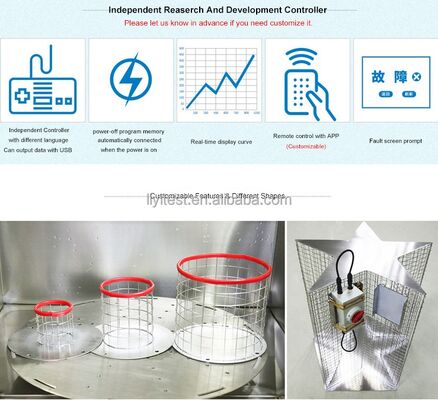 LIYI IEC60529 IPX Test szczelności wodoodporności Komora testowa natrysku wody, rozprysku deszczu